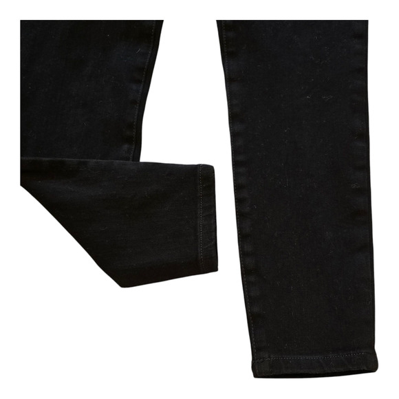 Banana Republic Jeans Womens Size 26P Black Mid-Rise Skinny Cropped Rock Casual - Picture 8 of 11